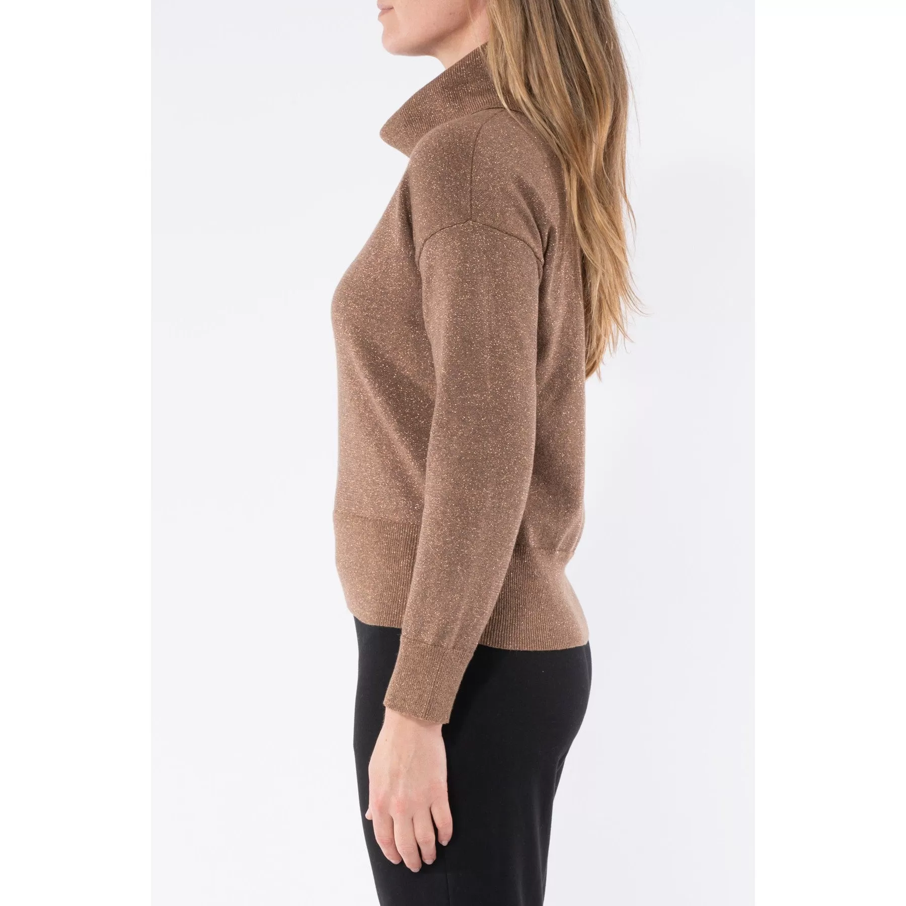 Jump Metallic Caramel Pullover