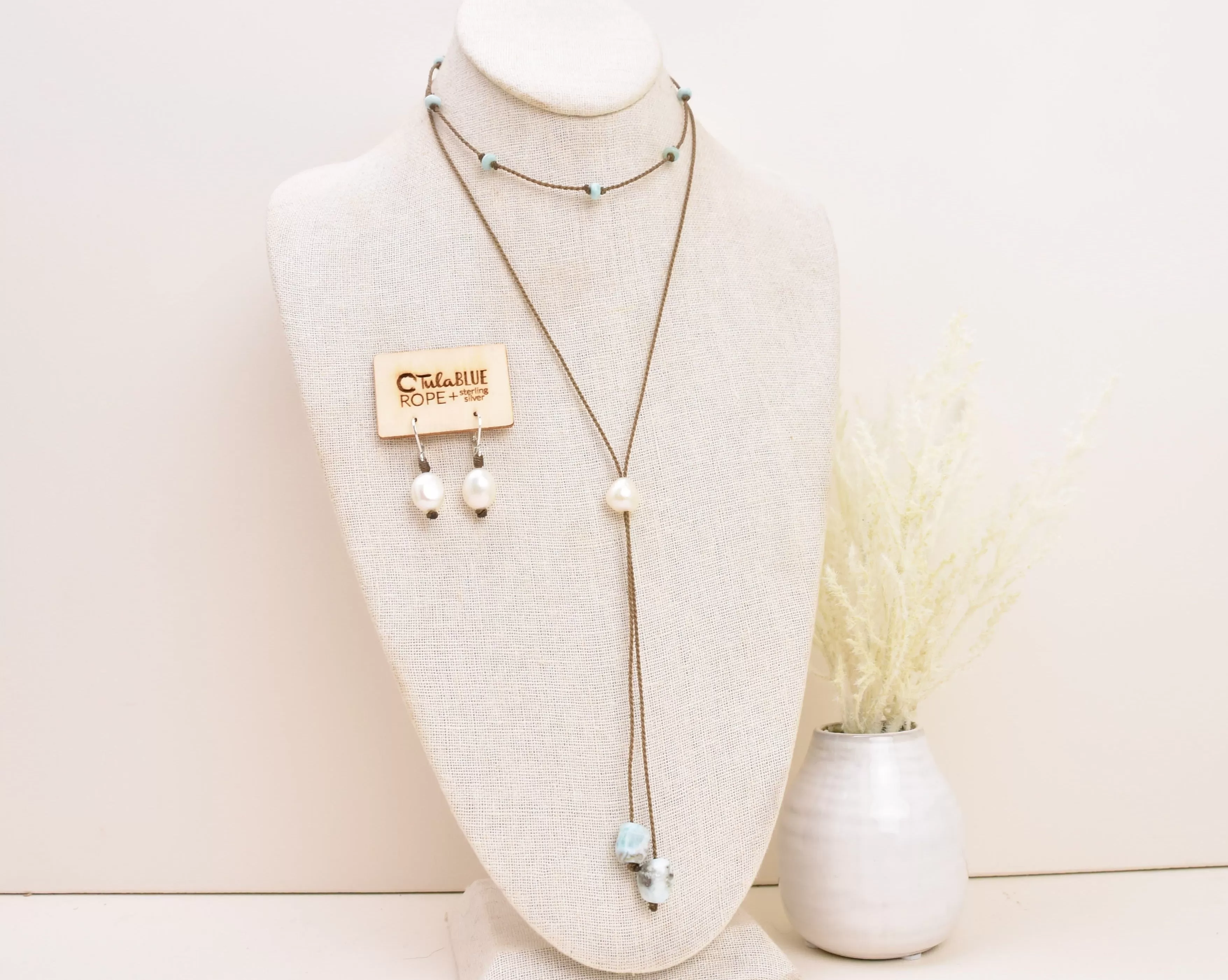 Larimar Dreams - Necklace Stack (15% off)