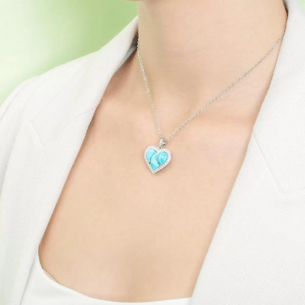 Larimar Pu'uwai Pendant