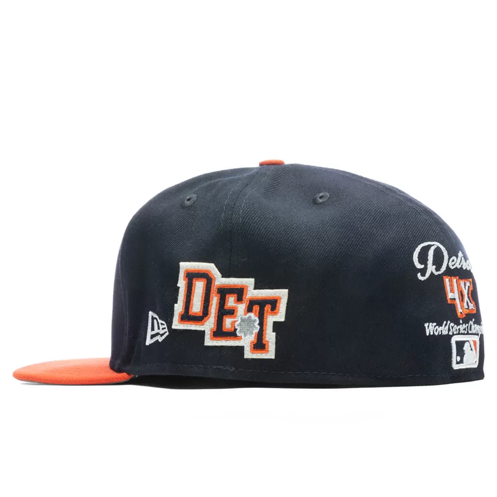 Letterman 59FIFTY Fitted - Detroit Tigers