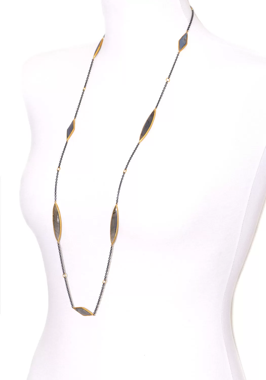 Lika Behar Kara Labradorite Necklace | 38"