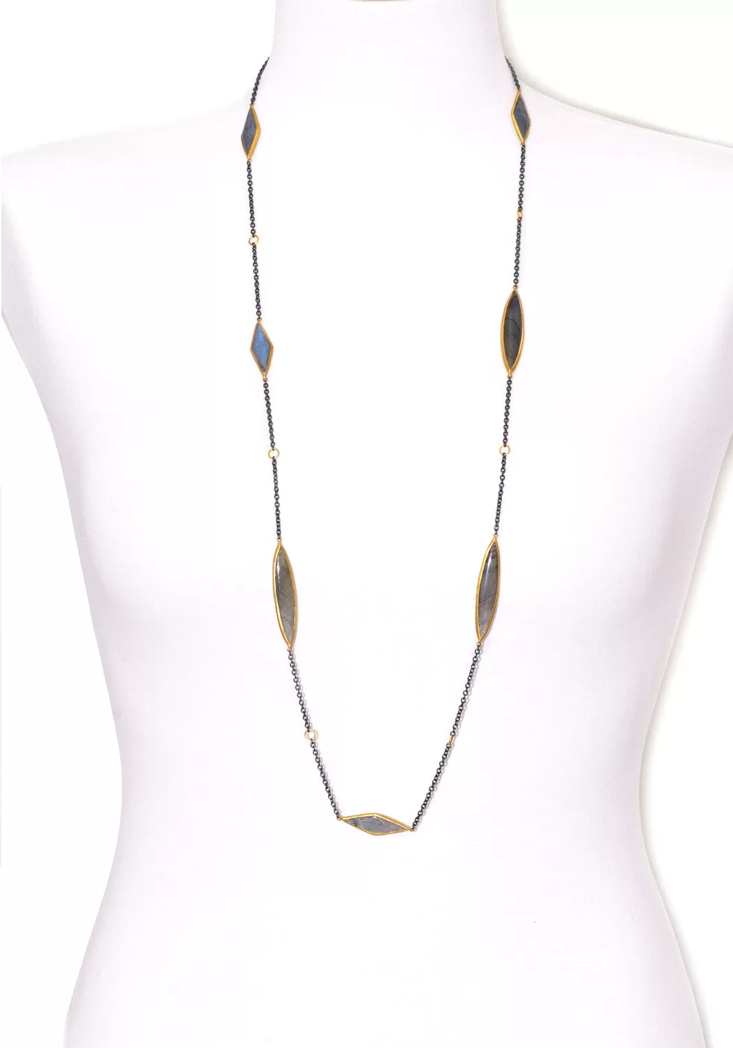 Lika Behar Kara Labradorite Necklace | 38"