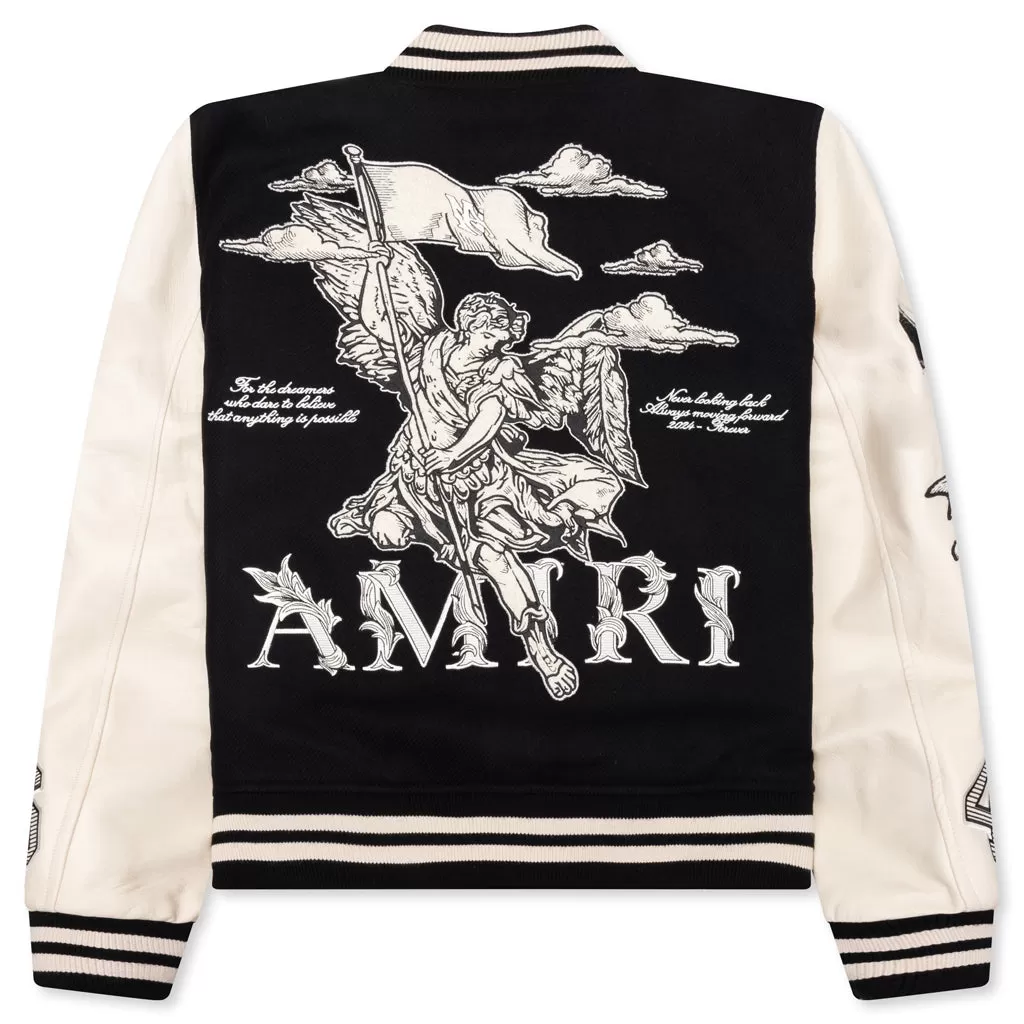 MA Angel Varsity Jacket - Black