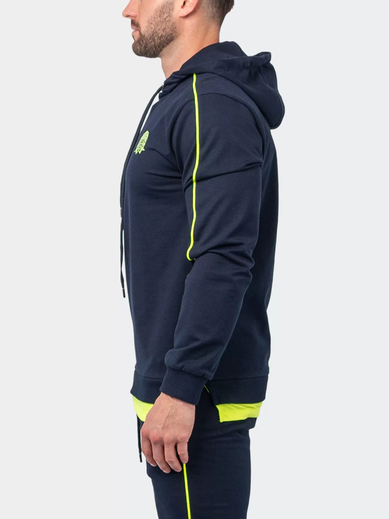 Maceoo Athleisure | Hoodie Current Blue