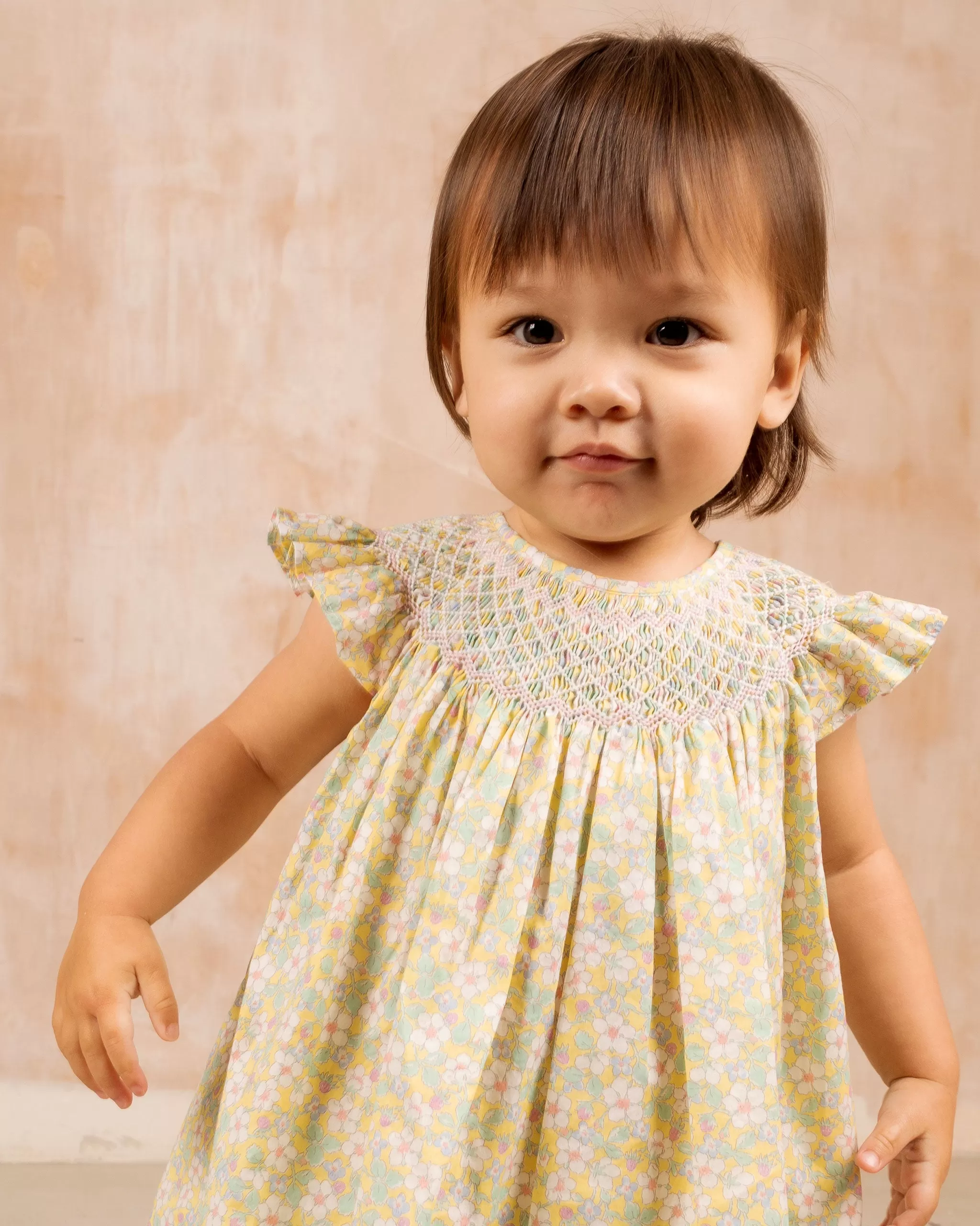 Made With Liberty Fabric:  Baby Dress - Rita