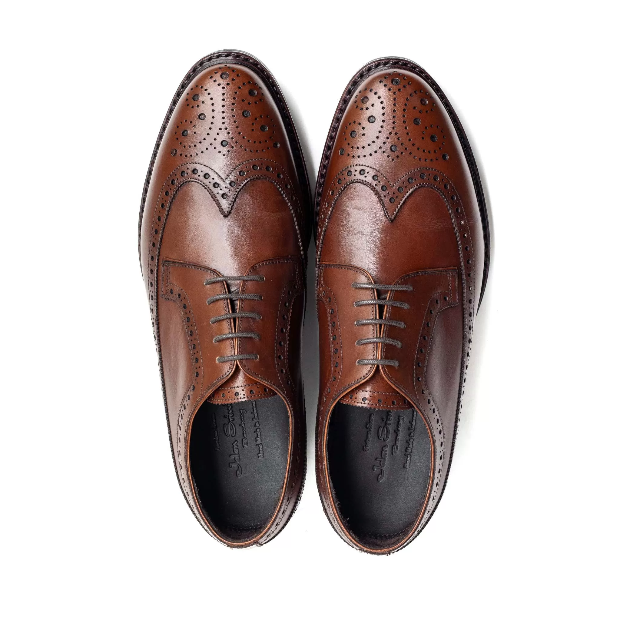 Men's Full Brogue Derby (Dainite Sole) / Cuoio Calf 98652