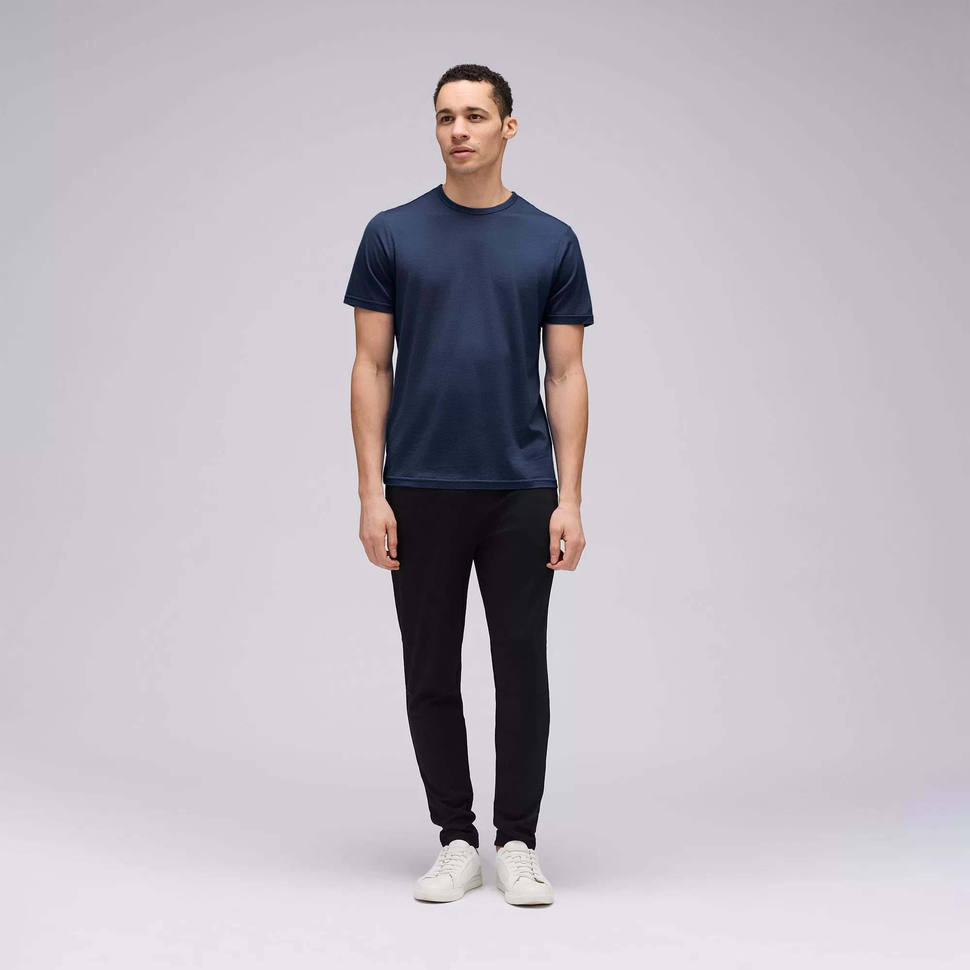 Men's Tall Merino Crew Neck T-Shirt