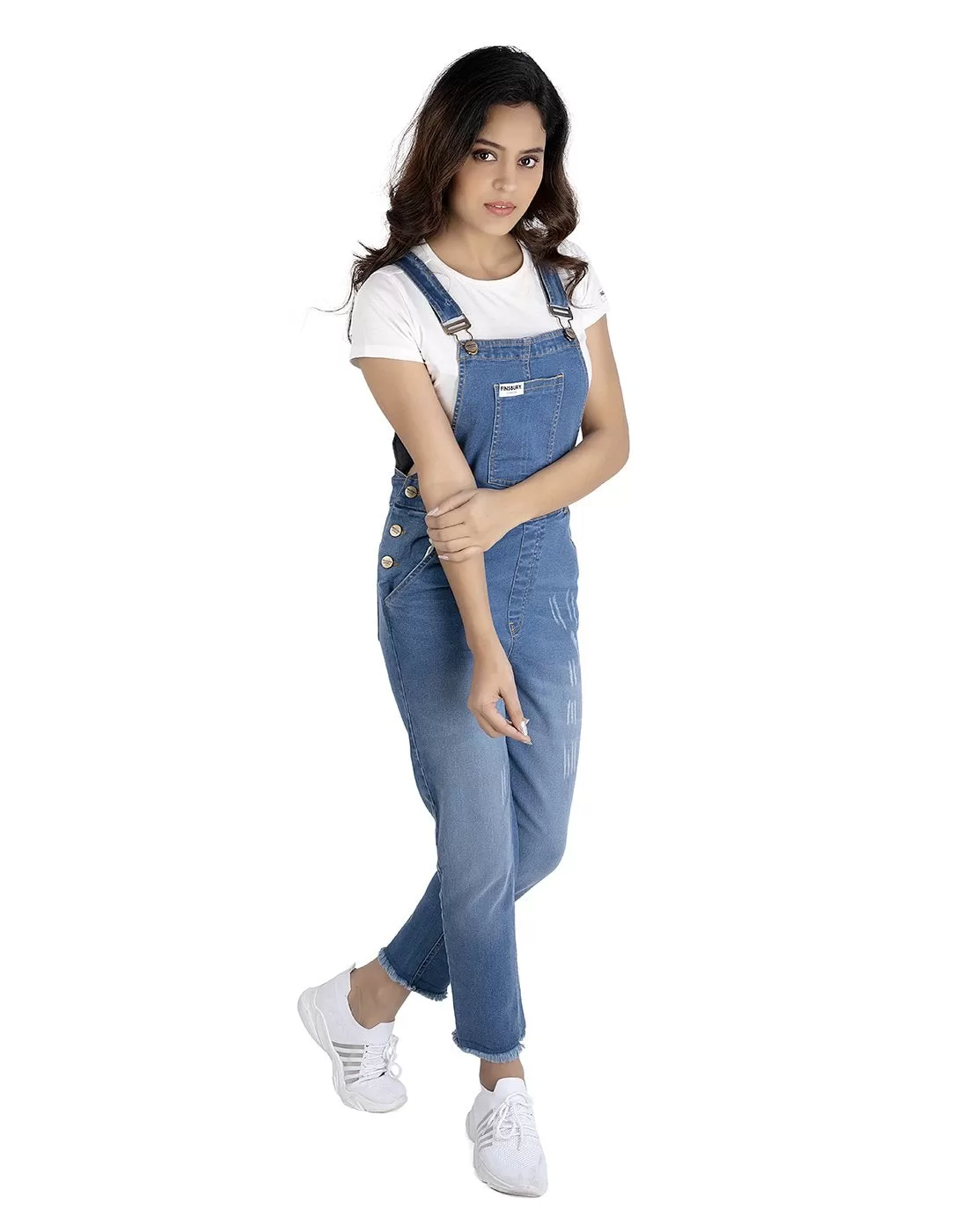 NaughtyDungaree® Stone Wash Women Denim Dungaree