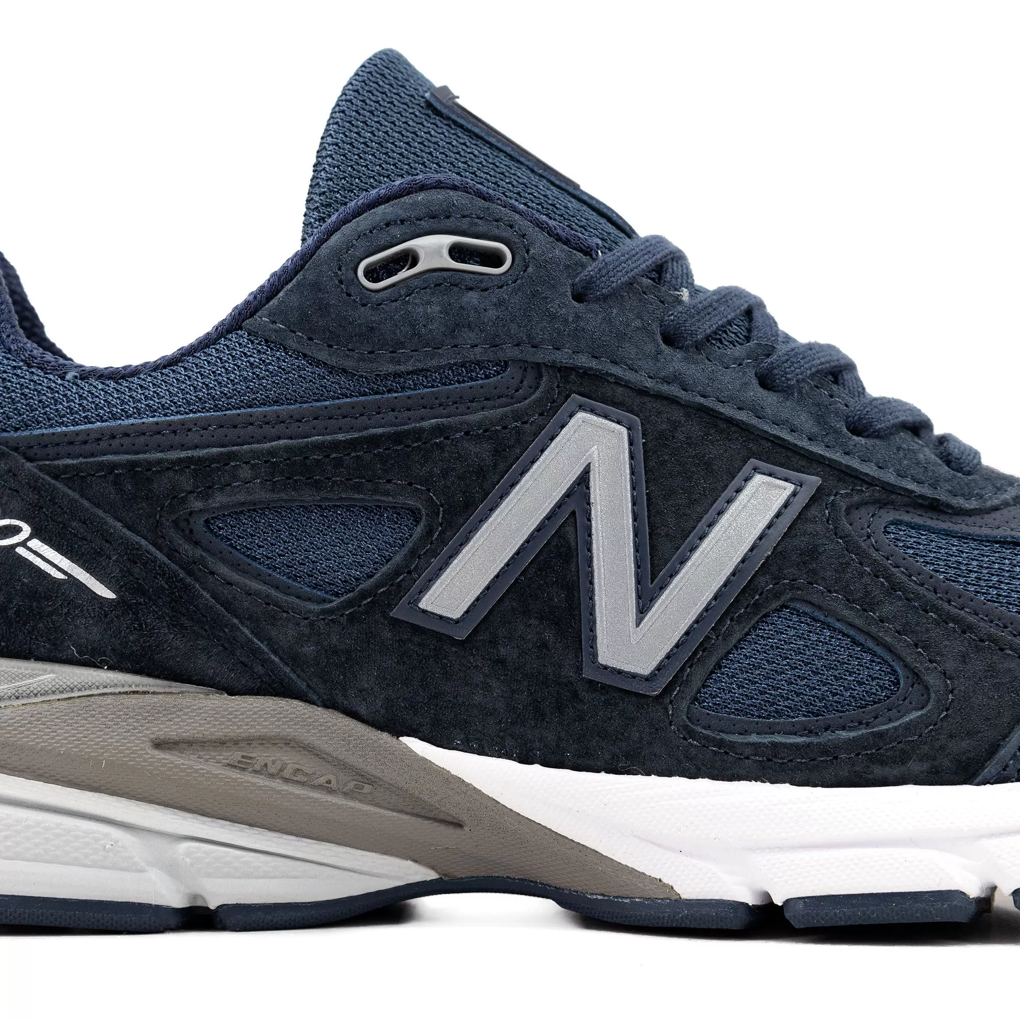 New Balance 990v4 Made in USA Navy/Silver U990NV4