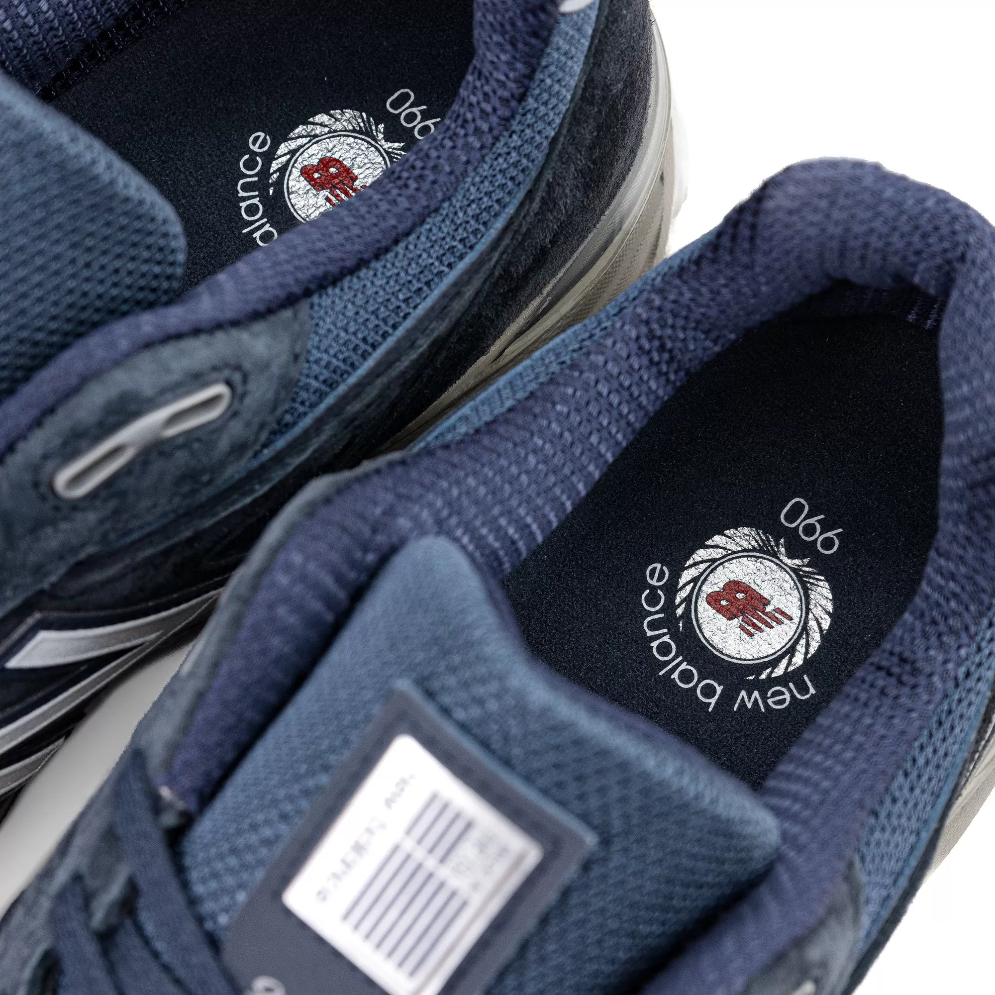 New Balance 990v4 Made in USA Navy/Silver U990NV4