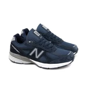 New Balance 990v4 Made in USA Navy/Silver U990NV4