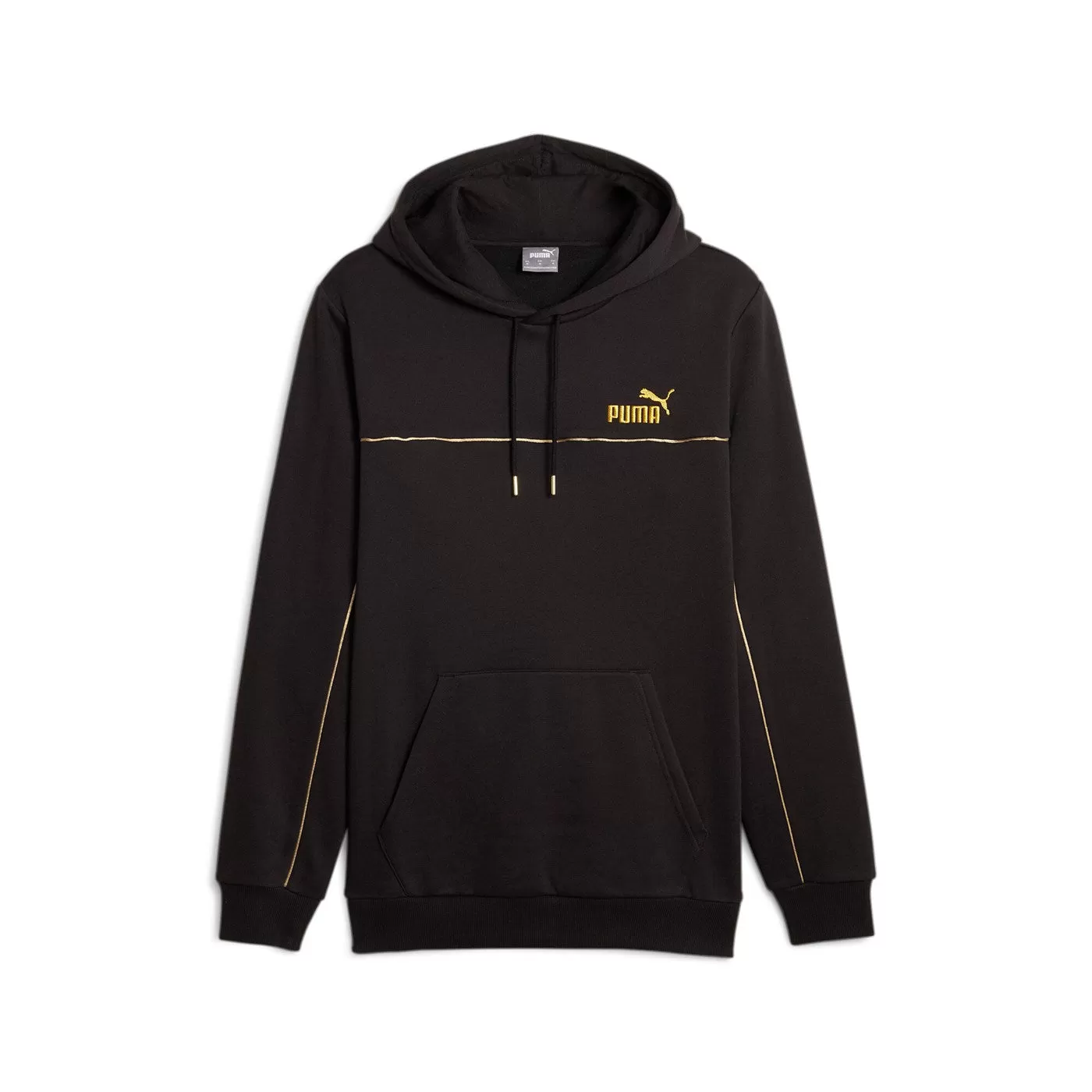 Puma men's hoodie Ess  minimal Gold 680013-01 black