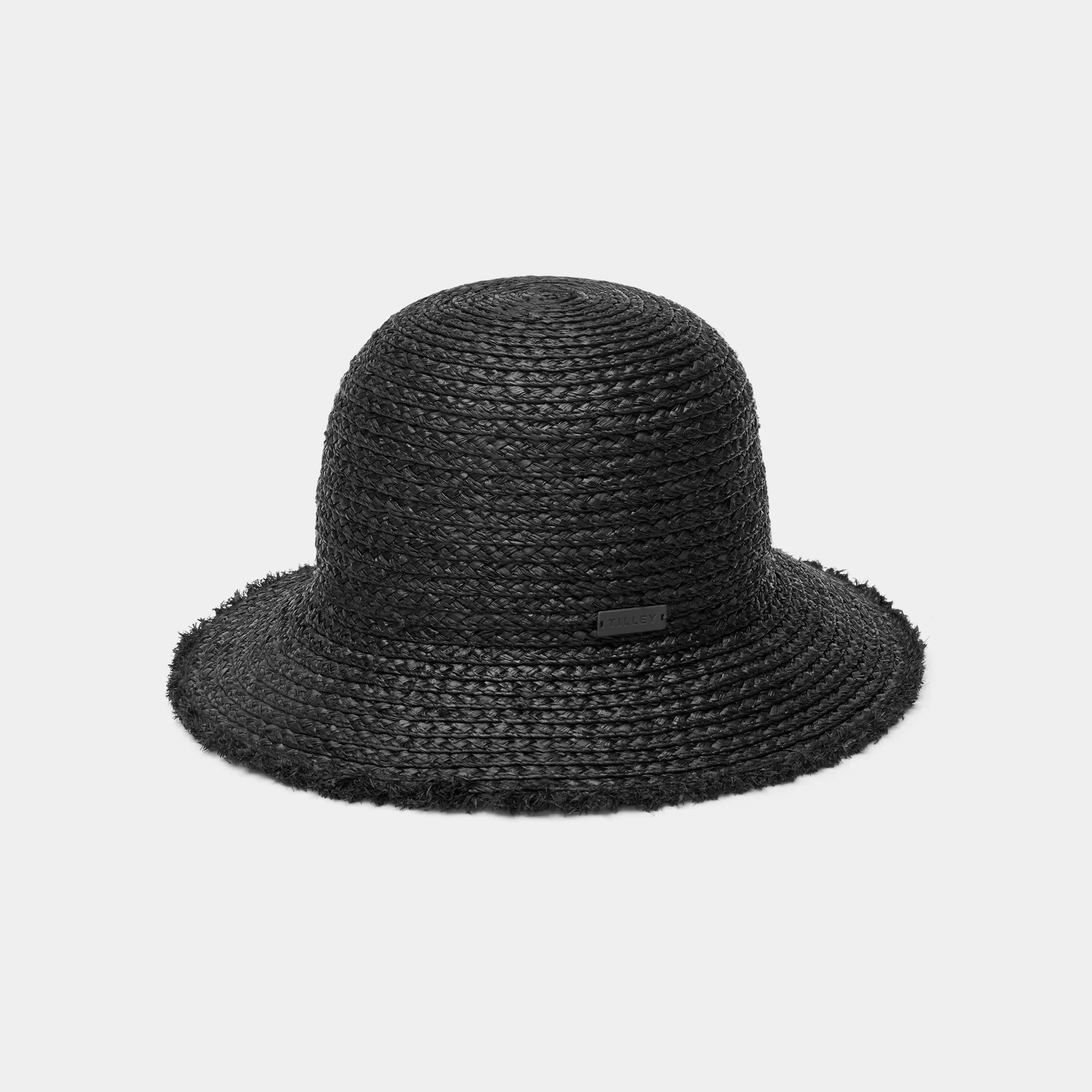 Raffia Frayed Edge Hat