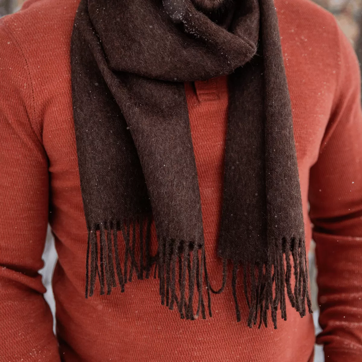 Solid Woven Scarf