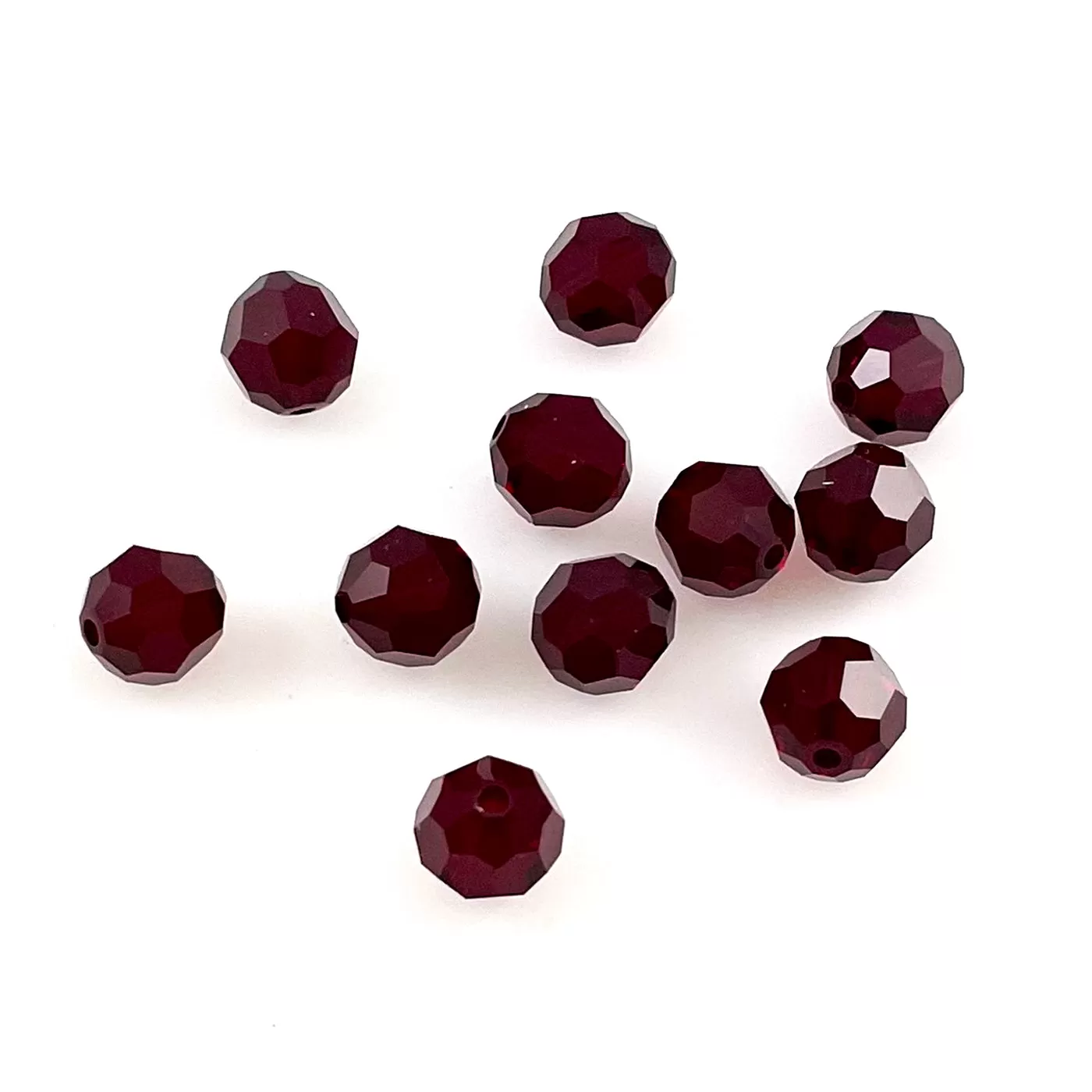 Swarovski SIAM Crystal Beads 5000 - 12 Red 8mm