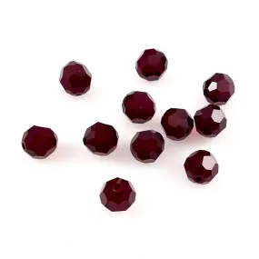 Swarovski SIAM Crystal Beads 5000 - 12 Red 8mm