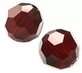 Swarovski SIAM Crystal Beads 5000 - 12 Red 8mm