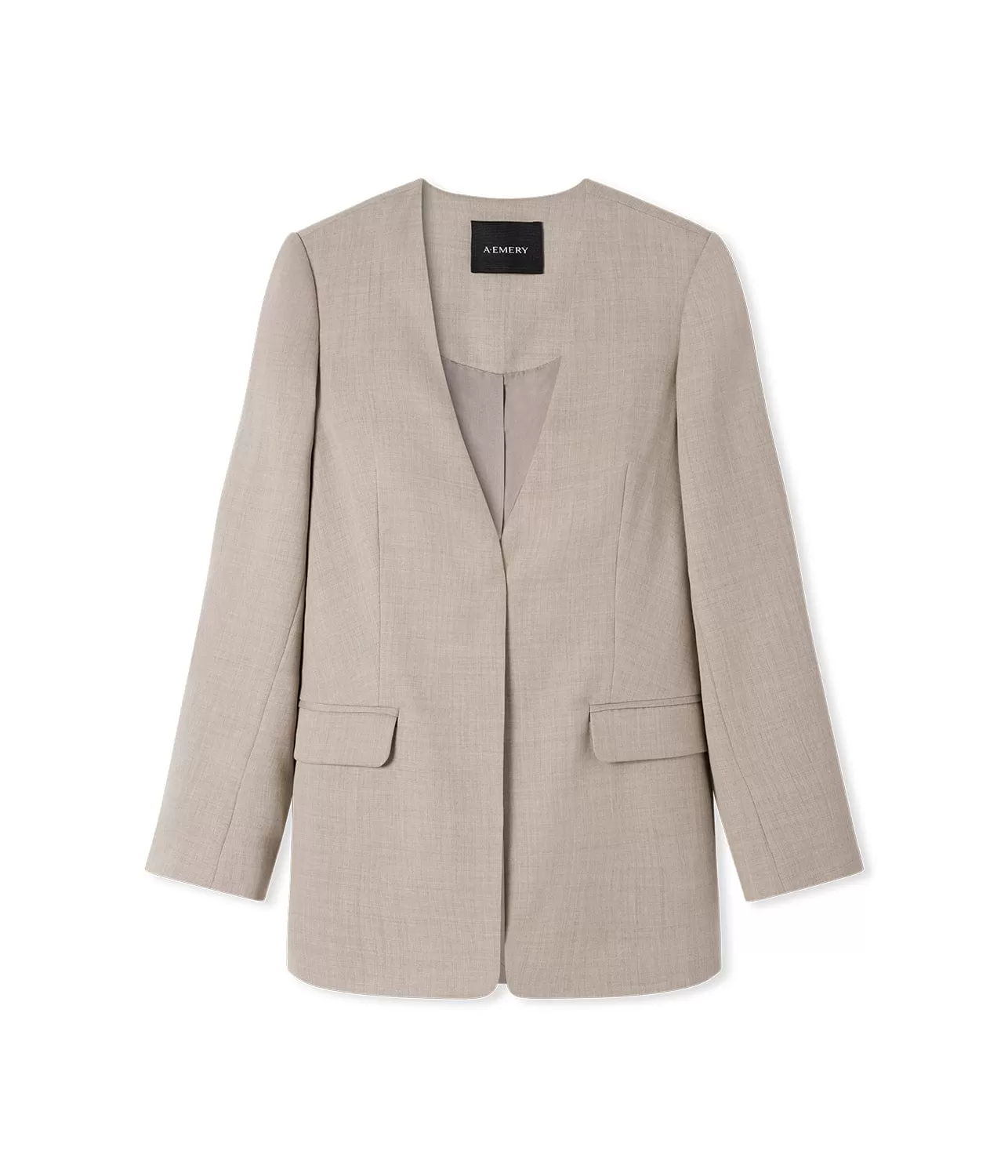 THE ROSALIND BLAZER- ALMOND