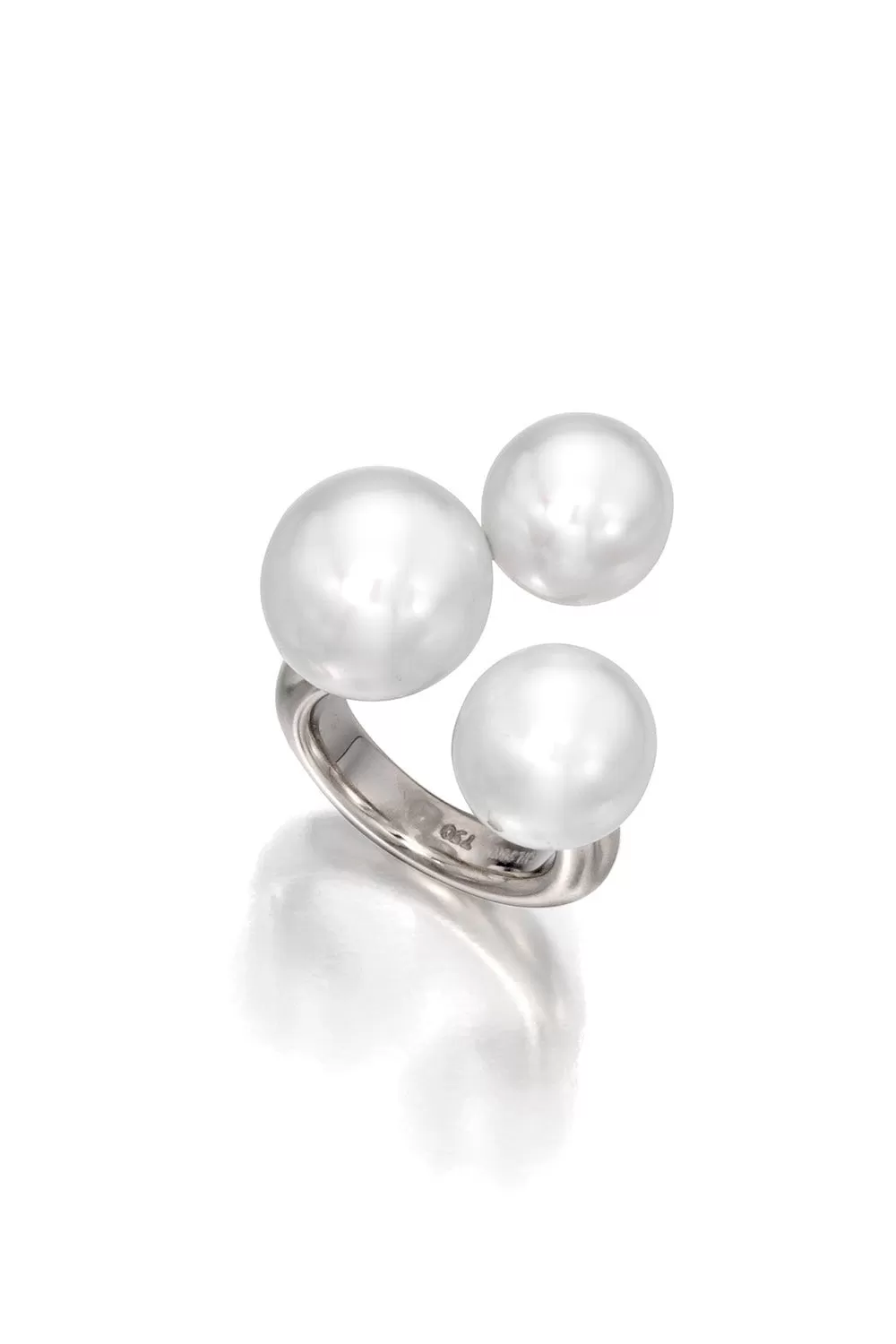 Three Bubble Pearl Ring