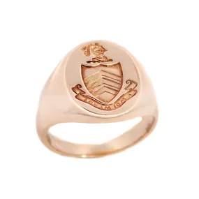 TIFFANY & Co Edwardian 14kt Family Crest Signet Ring