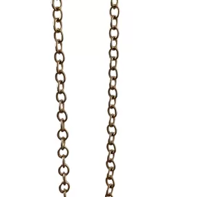 V I N T A G E // dainty cable / 14k yellow gold 1.5mm cable link chain / 17