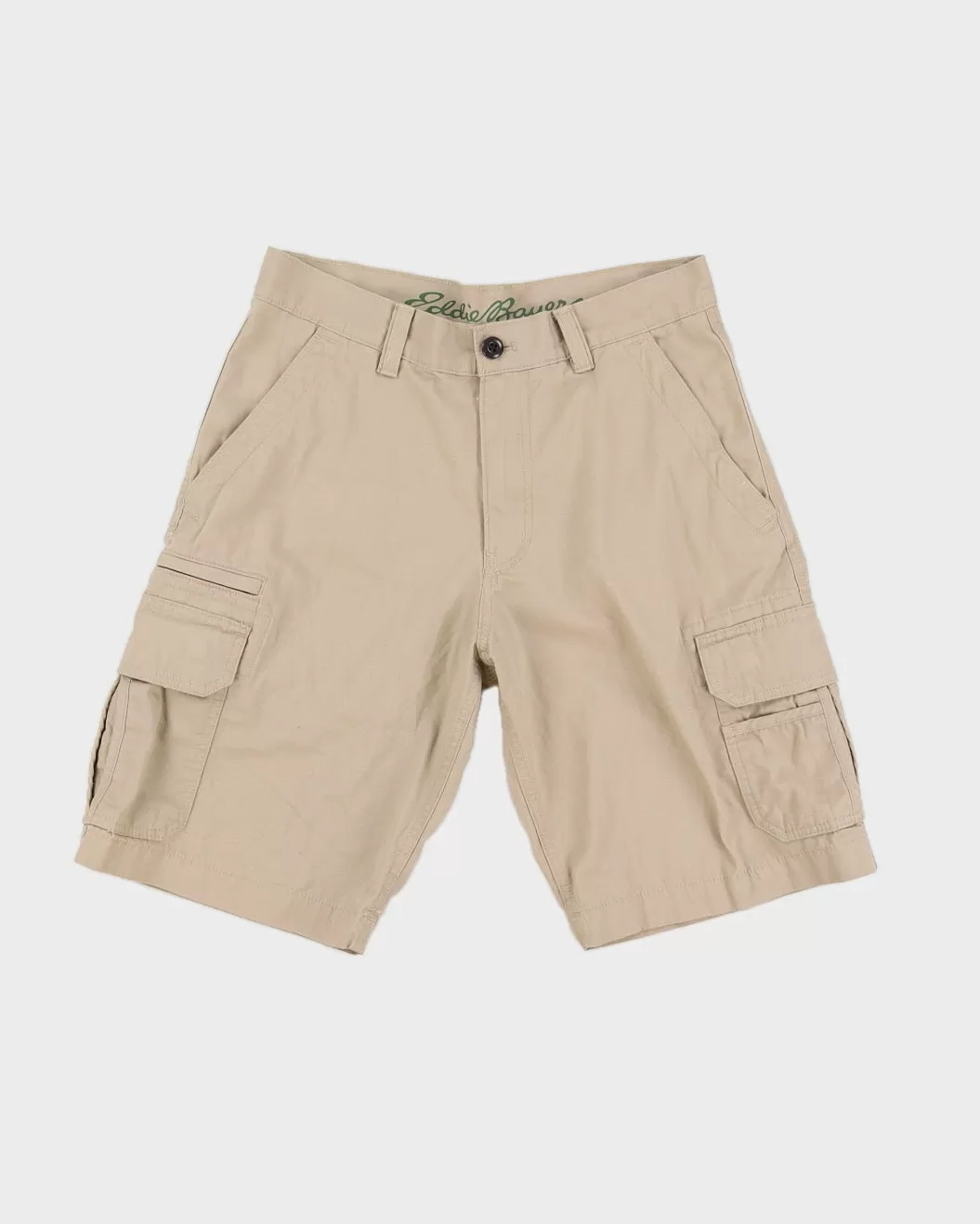 Vintage 00s Eddie Bauer Beige Cargo Shorts - M/L