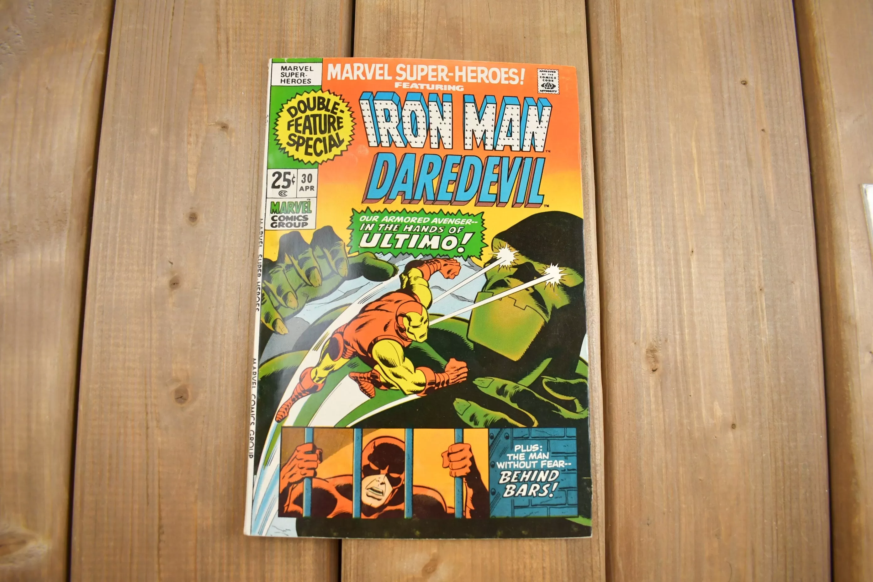 Vintage 1971 Iron Man And Dare Devil Comic Book / Vol. 1 No. 30 / MARVEL Comics / Tales Of Suspense