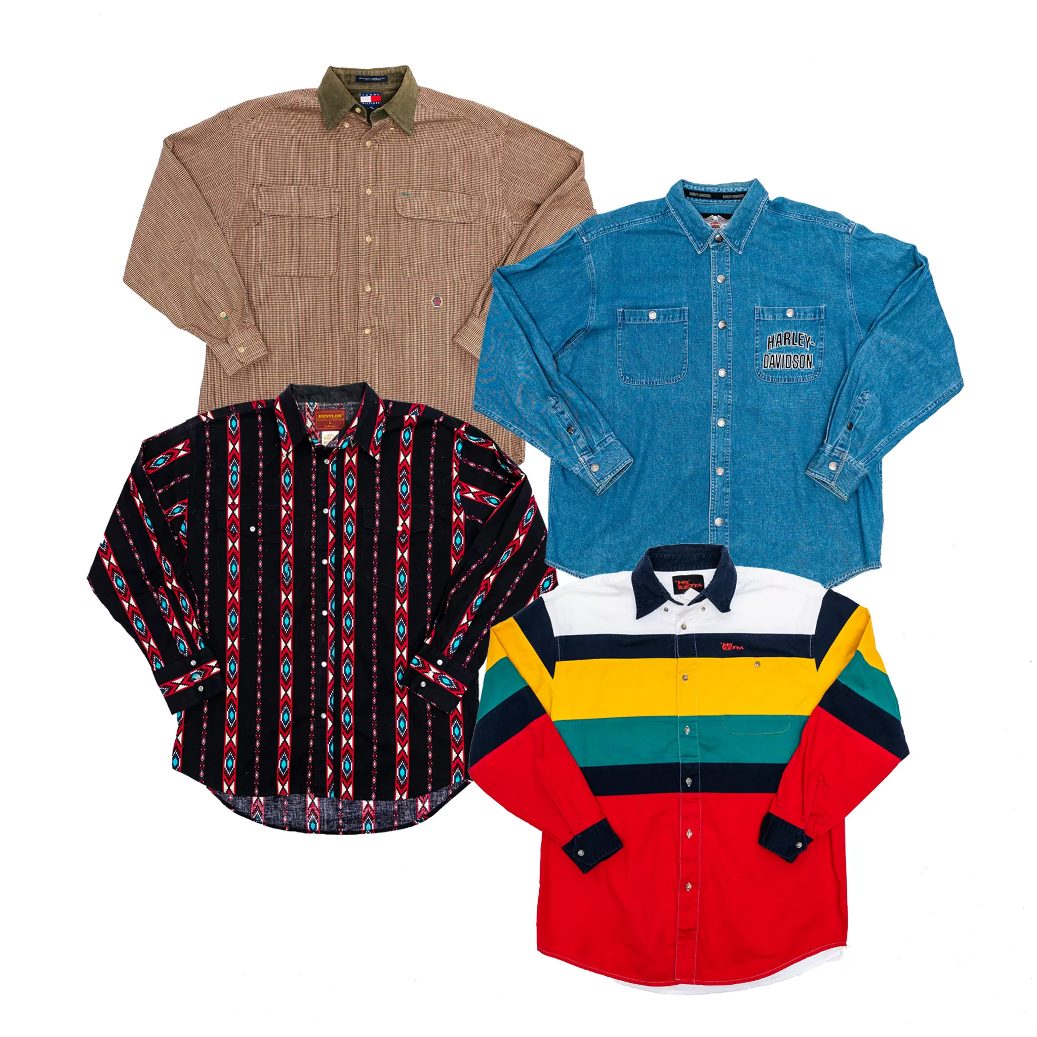 Vintage Casual Shirt Pack (3)