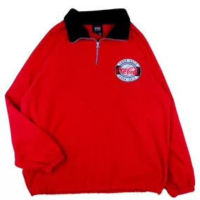 Vintage Coca Cola Quarter Zip Fleece - XL