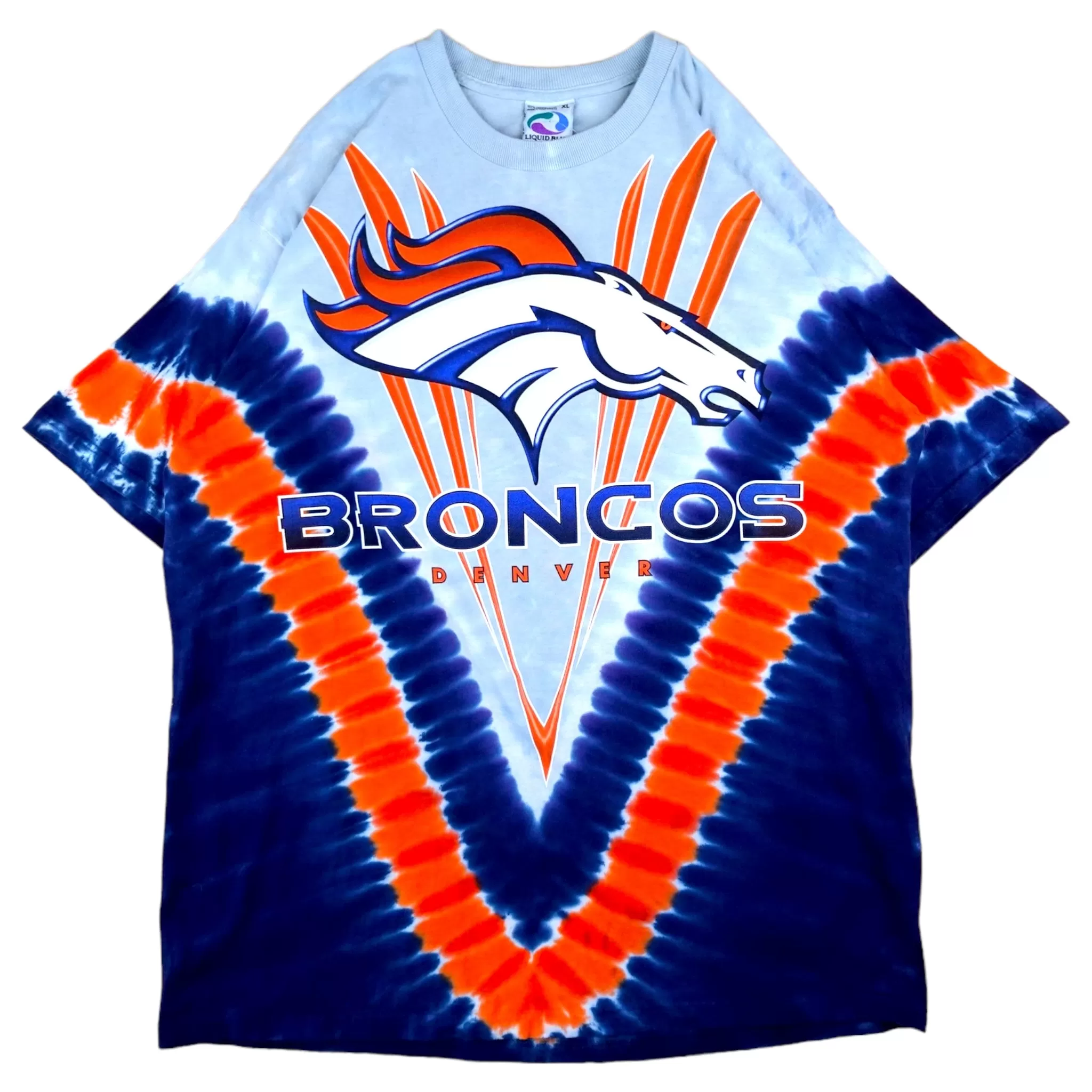 Vintage Denver Broncos AOP T-Shirt - XL