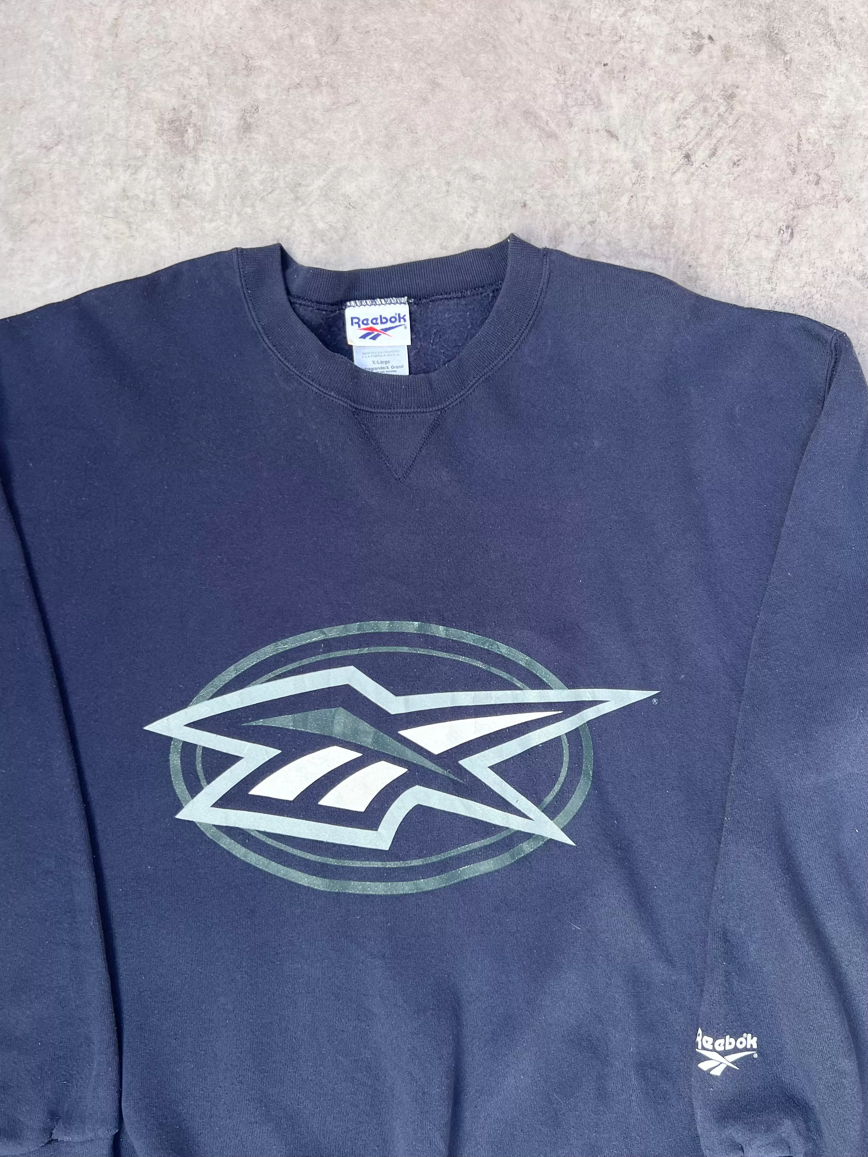 Vintage Reebok Logo Crewneck (XL)