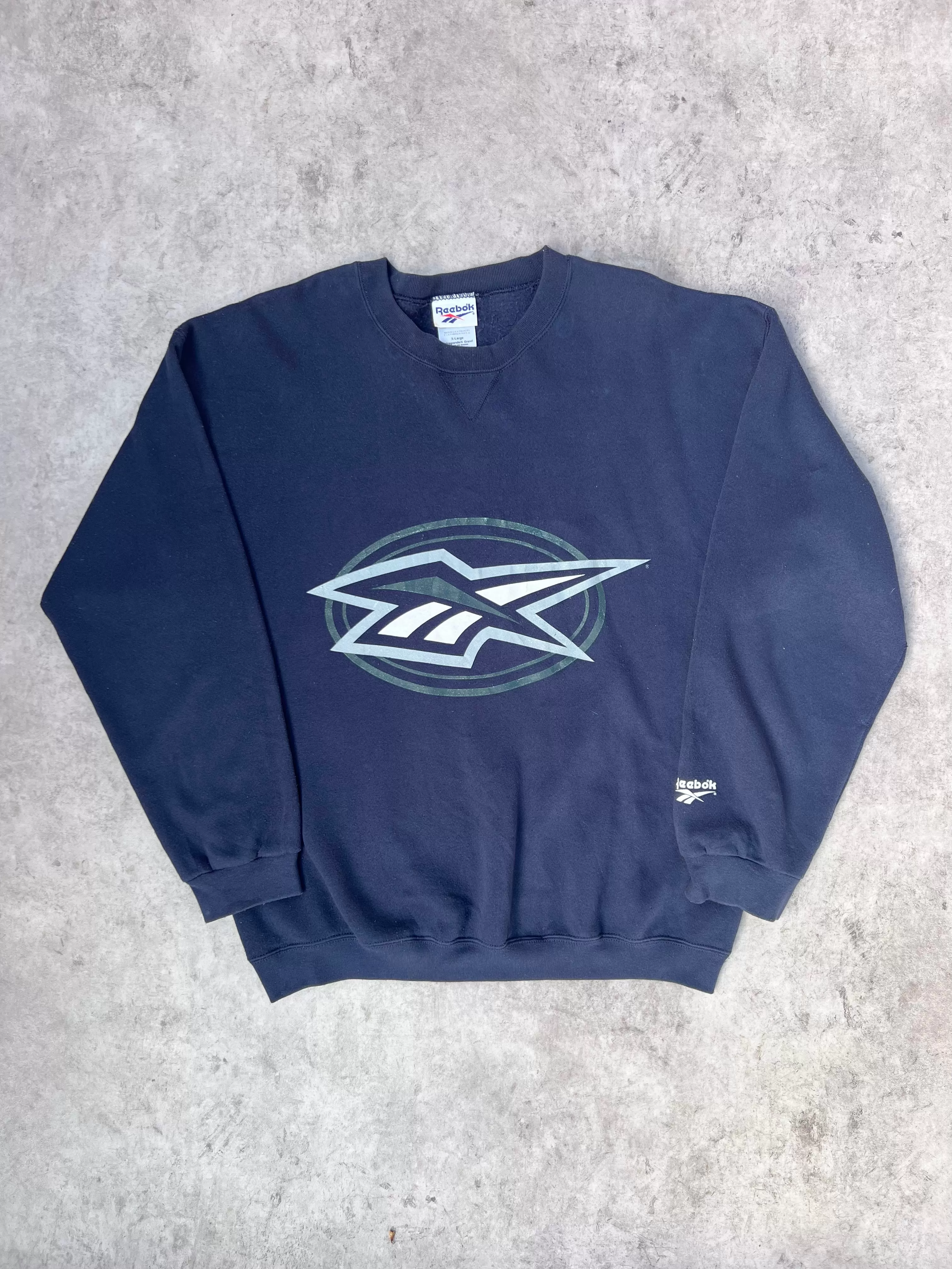 Vintage Reebok Logo Crewneck (XL)