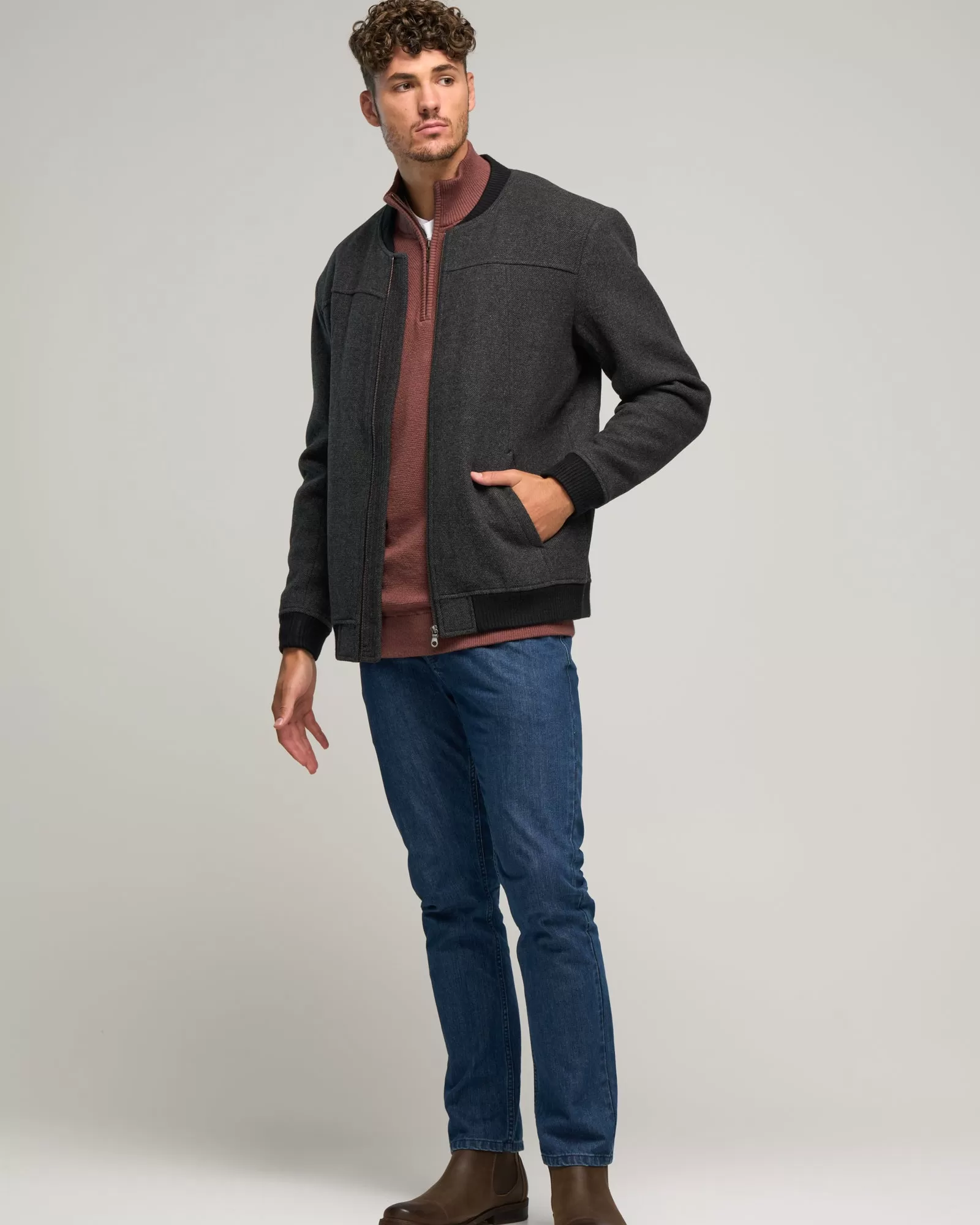 WOOL-BLEND FERRYMEAD JKT