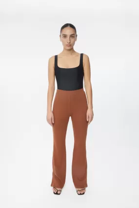 Wool Blend Knit Pants